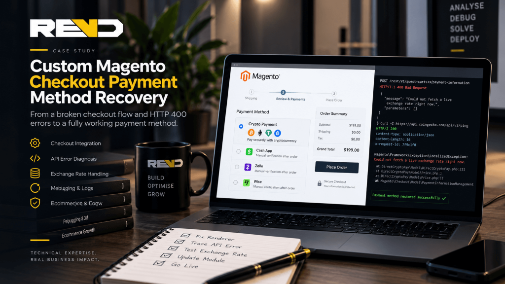 Custom Magento Checkout Payment Method Recovery