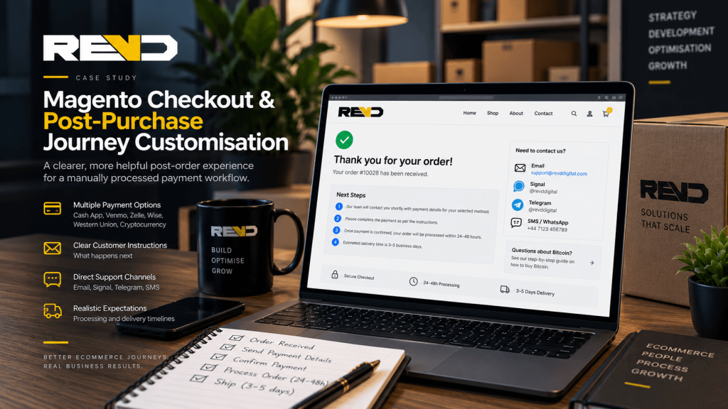 Magento Checkout & Post-Purchase Journey Customisation